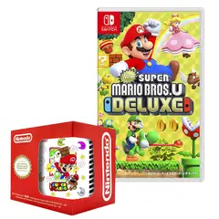 NINTENDO - New super mario bros u deluxe +Taza