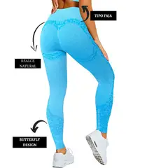 GENERICO - Leggins Deportivo Butterfly con Push UP