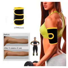 GENERICO - Faja para Brazos Reductora Moldeadora de Pantorrillas Color Amarillo