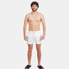 SAN COSME - Short Drill Hombre Blanco