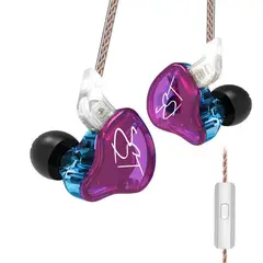 KZ - Audifonos ZST in ear con MIC Púrpura