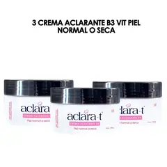 GENERICO - 3 Crema Aclarante B3 vit Piel Normal o Seca