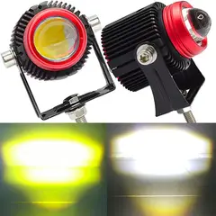 GENERICO - LUCES EXPLORADORAS DUAL PARA MOTO NEBLINEROS