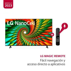 LG - Televisor 55" NanoCell UHD 4K Smart 55NANO77SRA