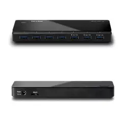 TP LINK - HUB PORTATIL TP-LINK UH700 7 PUERTOS USB 3.0 BLACK