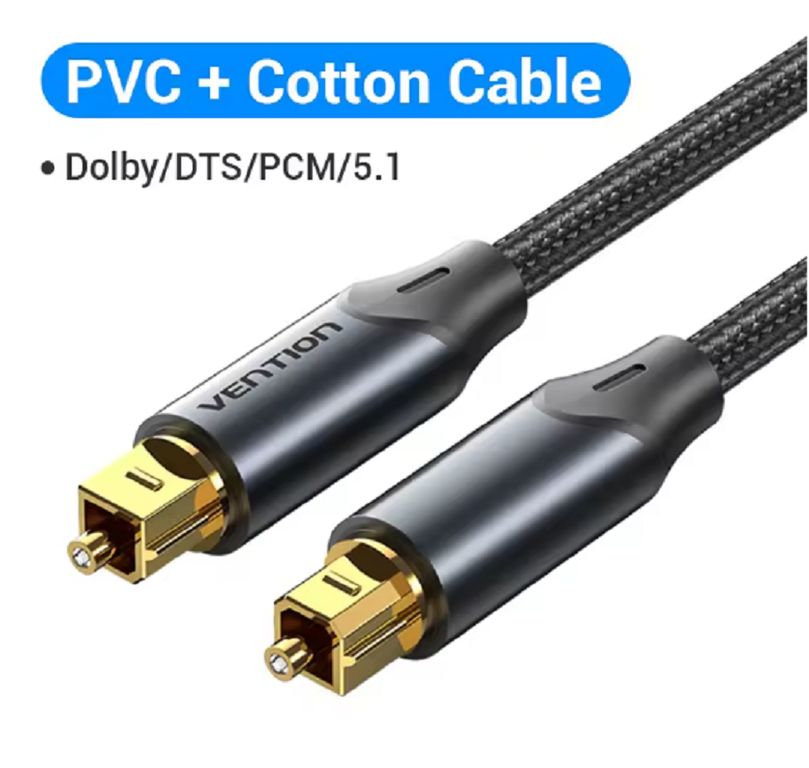 Audio Digital Toslink 5m Fibra Optica Premium Nylon Ps5 SPDI