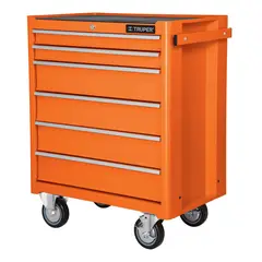 TRUPER - Gabinete metalico movil 6 cajones soporta 130 Kg