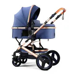 GENERICO - Coche Plegable para Bebes Azul