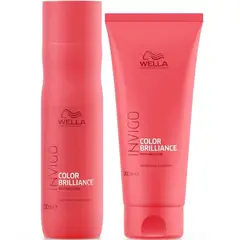 WELLA - Shampoo 250ml Cabello Teñido + Acondicionador Color Brilliance
