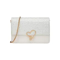 SIIHENRRY - - Bolso de Cuero Vegano Mate DJB-0103-WT Blanco