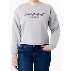 FITS ME - Polera French Terry Mujer Xionne