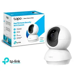 TP LINK - Cámara de Seguridad Wi-Fi Tapo C210 Giratoria 360° 3MP 2K