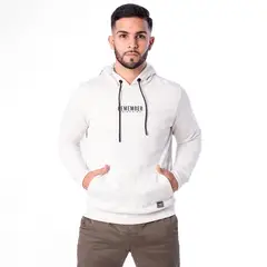 PIONIER - Polera Hoodie Franela Keanne Hombre