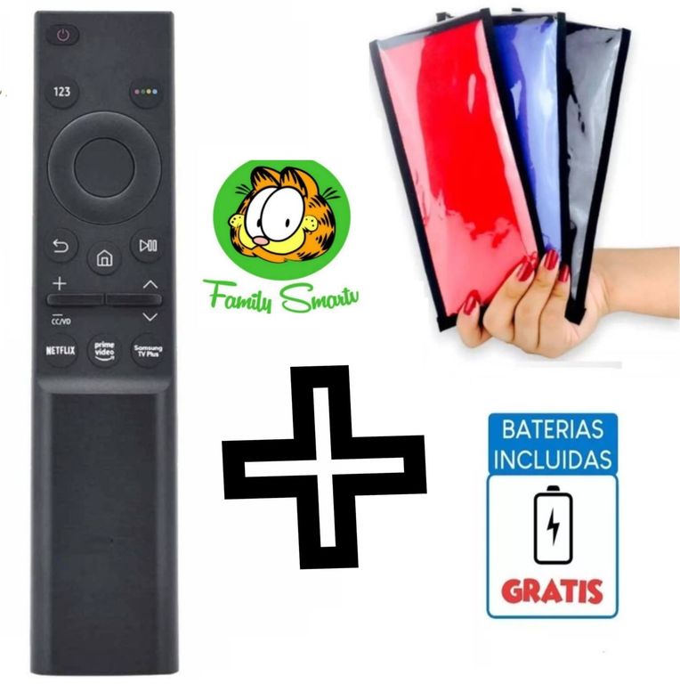 Control Remoto Para Tv Samsung Smart Qled 4k + Funda