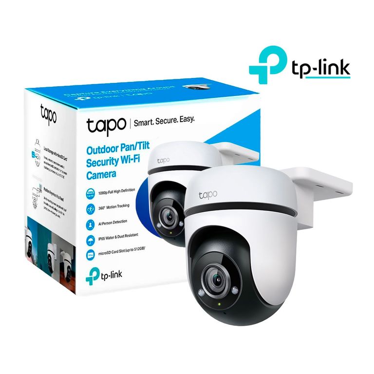Cámara de Seguridad Tp-Link Tapo C500 Full HD 2MP Gira 360 Wi-Fi Exterior