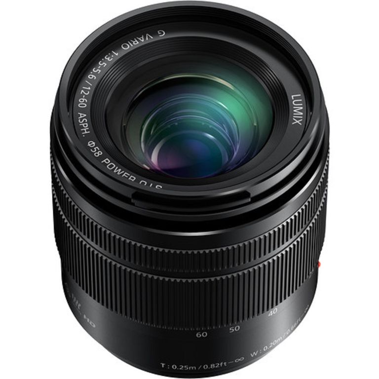 Lumix G Vario 12-60mm f35-56 ASPH POWER OIS Lente Sin Caja Original - Negro