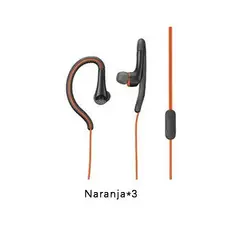 MOTOROLA - 3.5mm Oreja colgante deportiva Sport SH008 3 piezas - Naranja