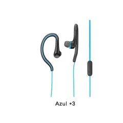 MOTOROLA - 3.5mm Oreja colgante deportiva Sport SH008 3 piezas - Azul