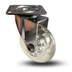 SERRATURE - GARRUCHA TRANSP 75MM CARGA 30KG