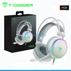 T-DAGGER - Auriculares SONA T-RGH304W WHITE