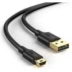 UGREEN - Cable Mini Usb 2.0 Compatibilidad Universal Mp4 Pc 3m Gps - ORO