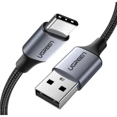 UGREEN - Cable Usb-c 1m Carga Rapida Android Nylon 3a Premium Pc