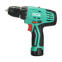 DCA - Taladro Atornillador Inalámbrico 12V 2,0Ah ADJZ10-10 BK.