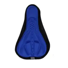GENERICO - Forro Asiento Silicona Bicicleta Aerodinamico Gel Azul.
