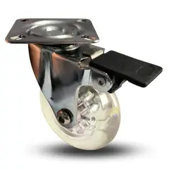 SERRATURE - GARRUCHA FRENO TRANSP 75MM CARGA 30KG