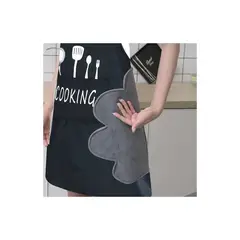 IMPORTADO MC - Mandil Delantal de cocina impermeable con secador