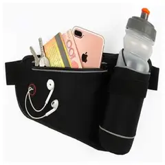 ALPHA GYM - Canguro depor porta celular y tomatodo Riñonera compresión