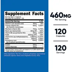 NUTRICOST - Complejo B Complex 120 capsulas