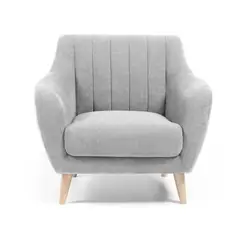 GENERICO - Sofá Vintage Modric Color Gris Plata