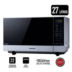 PANASONIC - Pannasonic Microondas NN-GF574MRPM Grill 27L Inverter