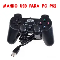 GENERICO - Mando USB para PC y Laptop modelo Play 2 - Control Color Negro