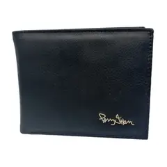 PERRY JHAN - Billetera Clásica para hombre en cuero genuino Negro 4024 -