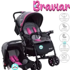 EBABY - Coche Con Porta bebe BRAVIAR 1092