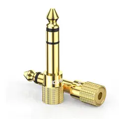 UGREEN - Mini Adaptador Audio 65mm Auxiliar 35mm Altavoz Guitarra