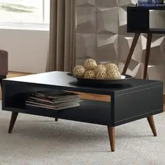 GENERICO - Mesa de Centro Alemán Color Negro