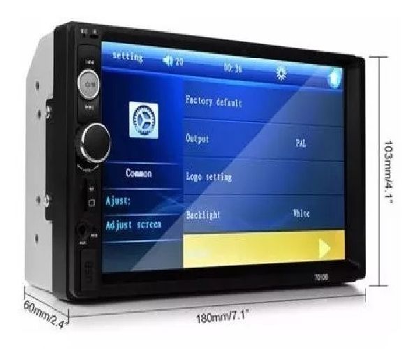Auto Radio Universal Táctil 7 Pulgadas