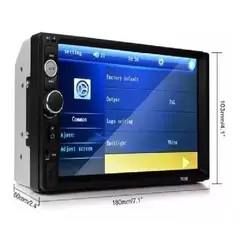 GENERICO - Auto Radio Universal Táctil 7 Pulgadas