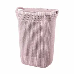 REYPLAST - Cesto Ropa Khipu 60L Rosado Con Tapa