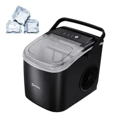 IMACO - Máquina para hacer Hielo IMK1209 Negro