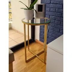 GENERICO - Mesa Lateral MYA Dorado FYA