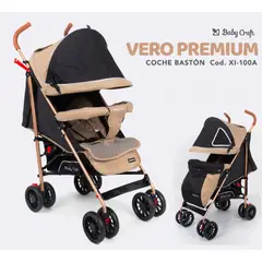 BABY HAPPY - Coche Baston de Bebe Plegable Beige