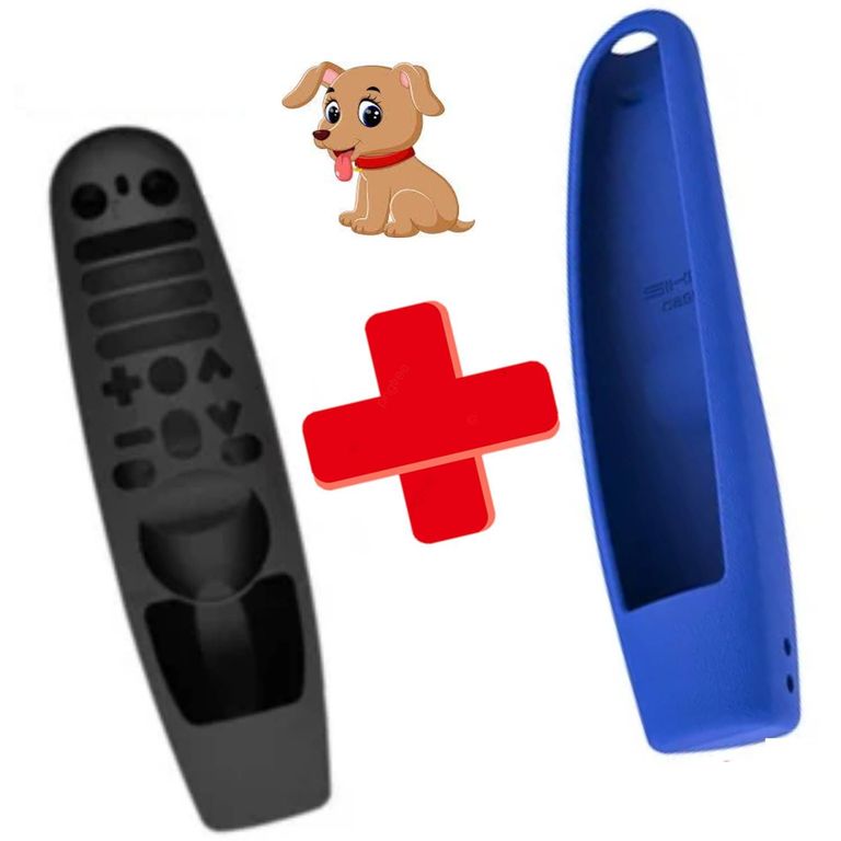 Funda de silicona para Control remoto LG Magic Negro funda Azu