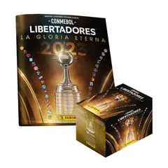 PANINI - Copa Libertadores 2023, 1 Álbum Tapa Blanda + 1 Cajita (50 Sobres)