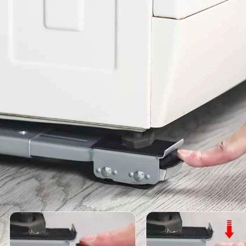 Base ruedas regulable para lavadora refrigeradora