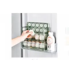 GENERICO - Cajón de almacenamiento de huevos de 30 unidades para refrigerador