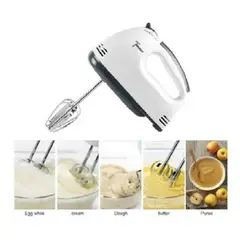 GENERICO - Mini Batidora Eléctrica con 7Velocidades Batidor